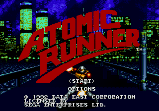 Atomic Runner screenshot 4 for Sega Mega Drive
